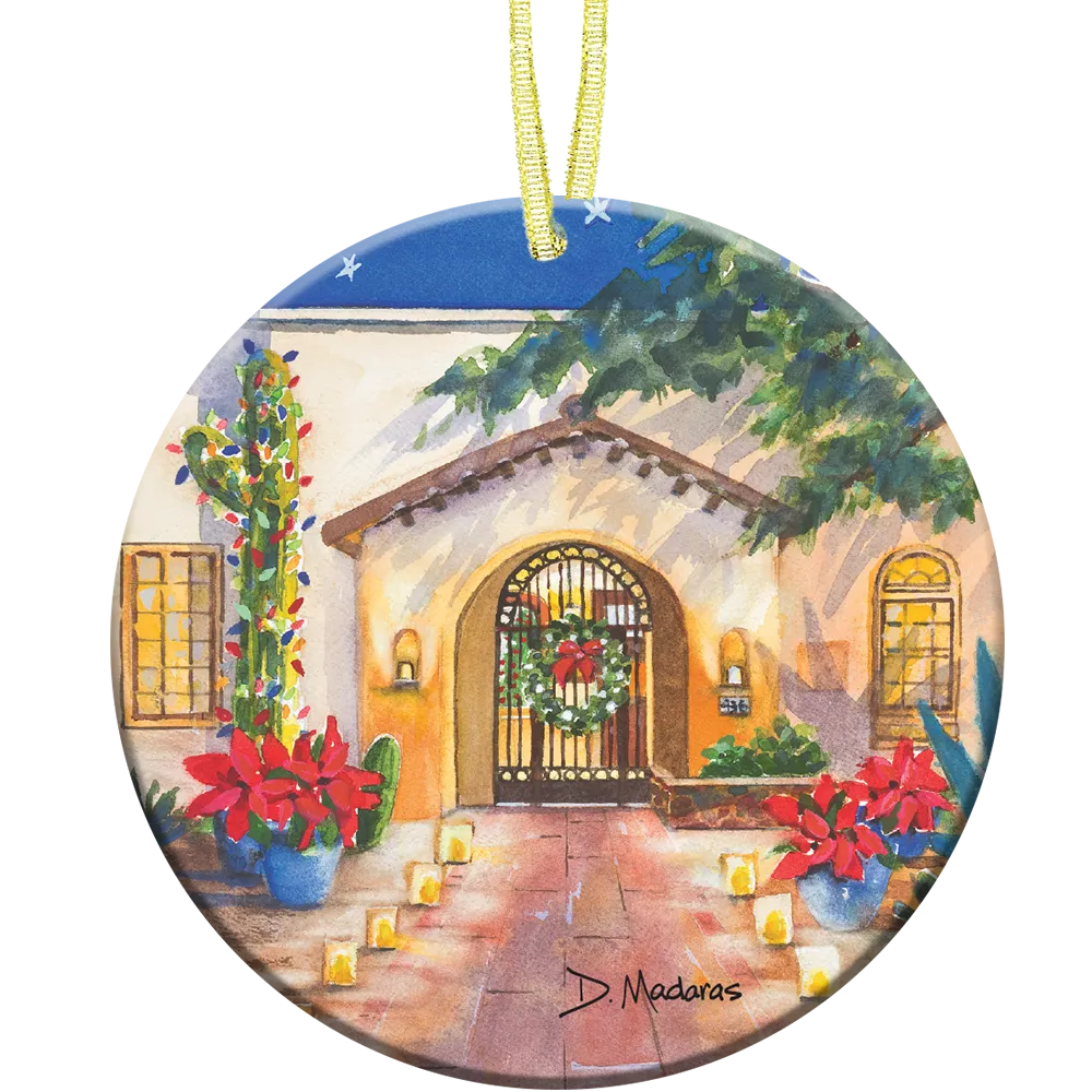 Armory Park Christmas - Ceramic Ornament