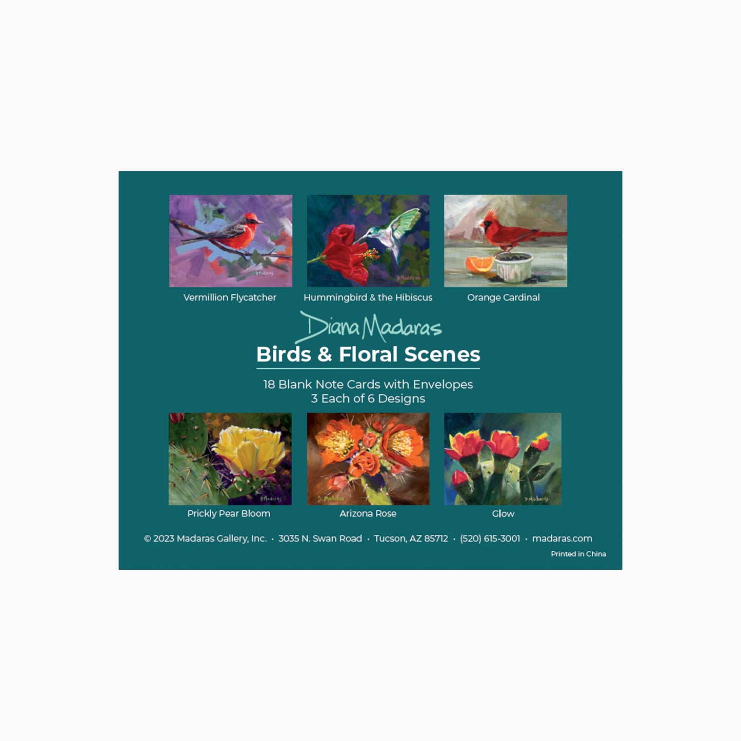 Birds & Florals Boxed Note Cards