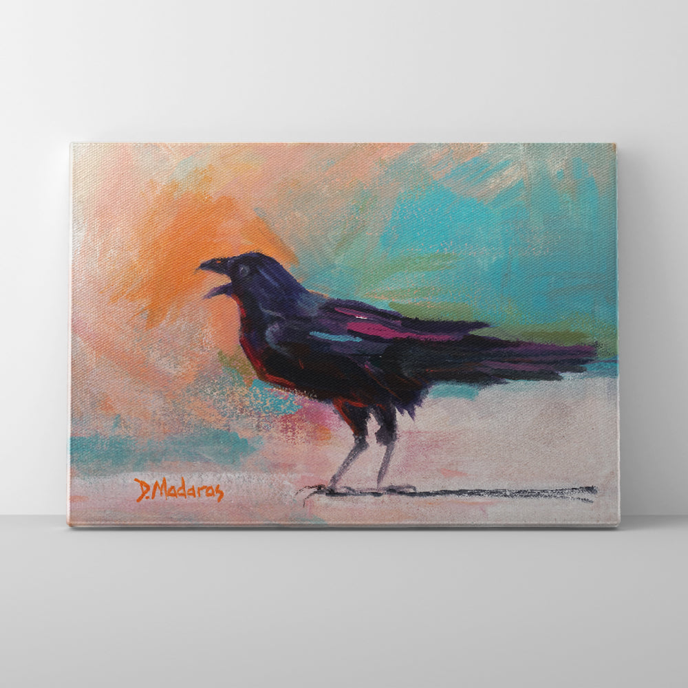 Black Raven- Canvas