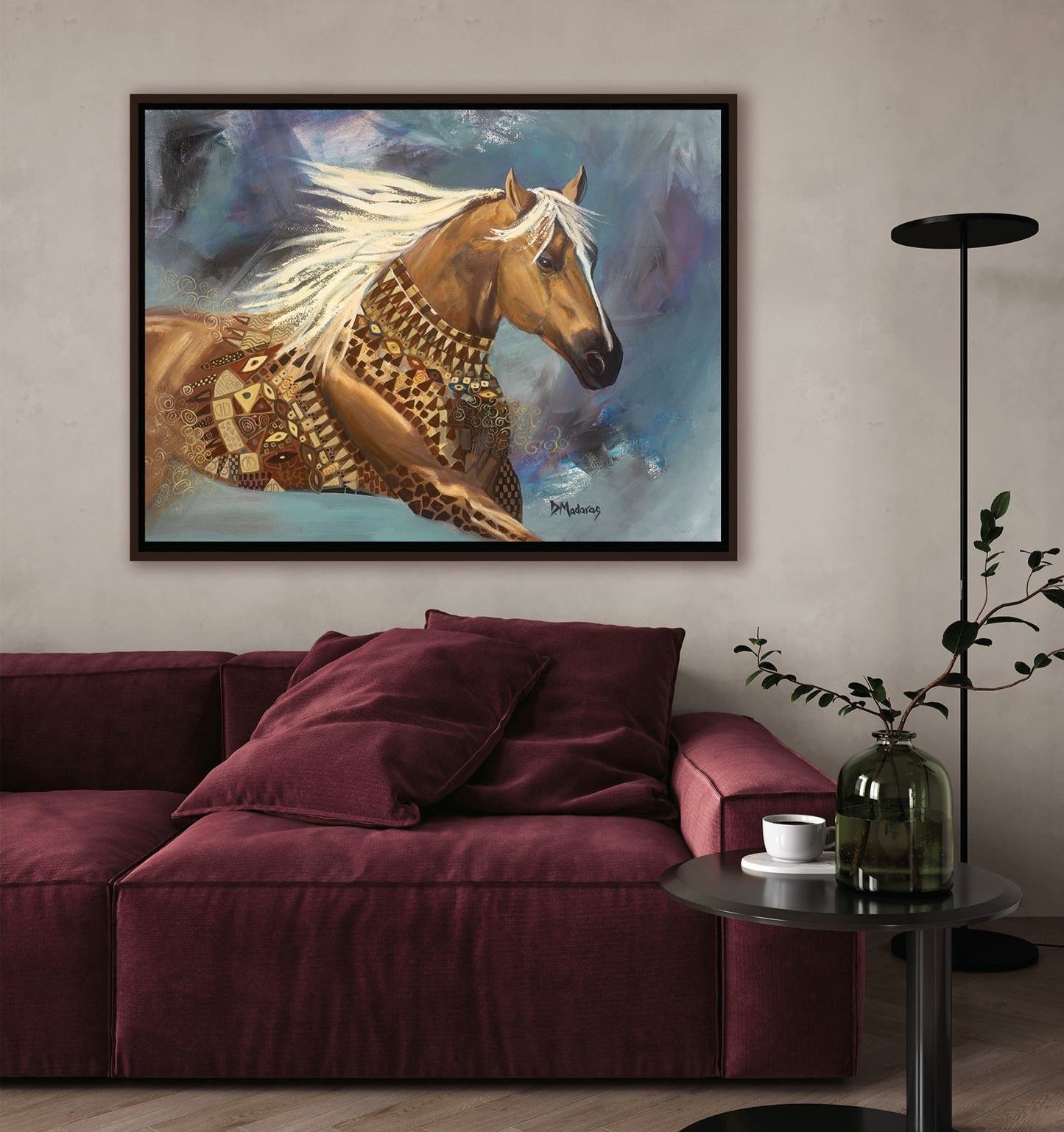 Horse Klimt- Canvas