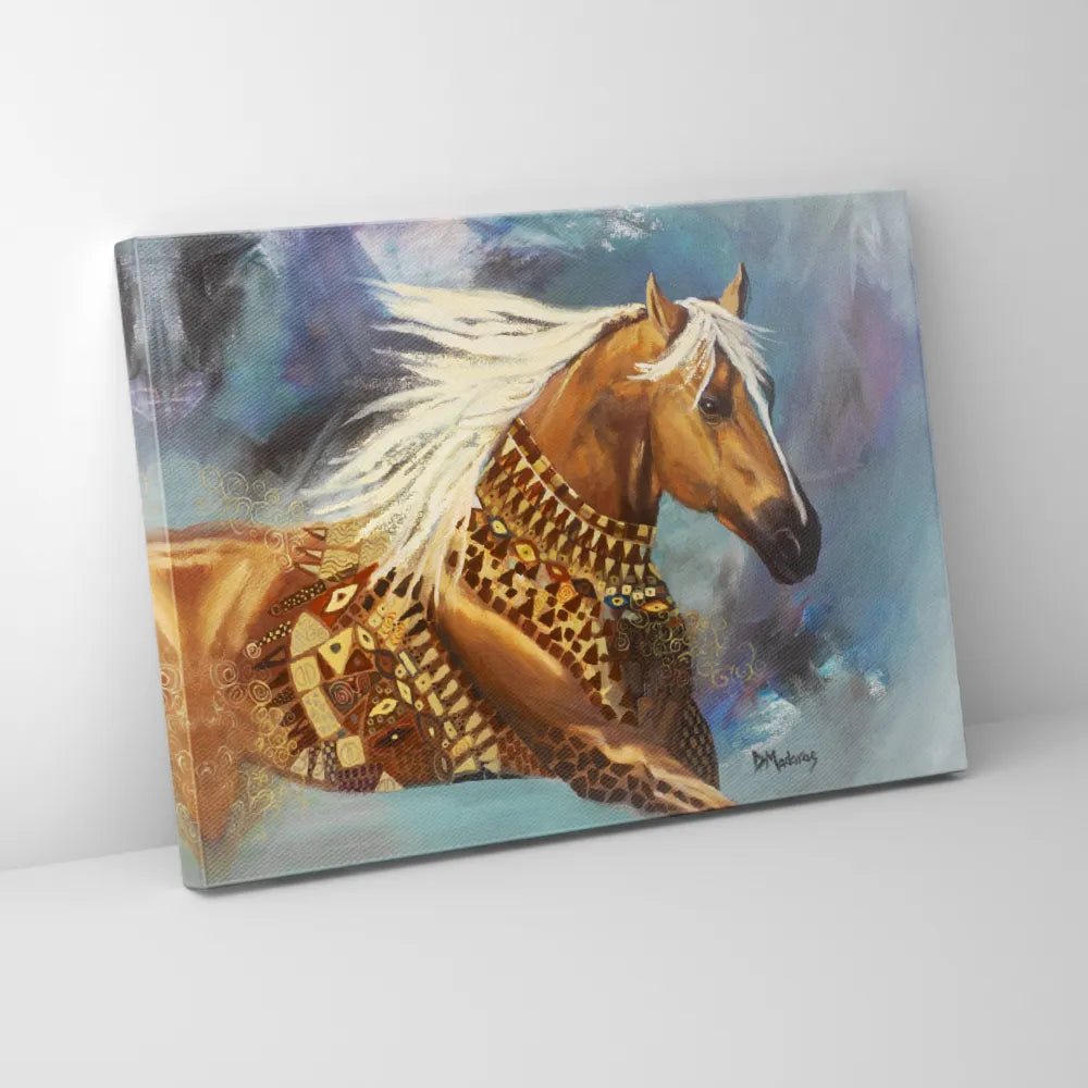 Horse Klimt- Canvas