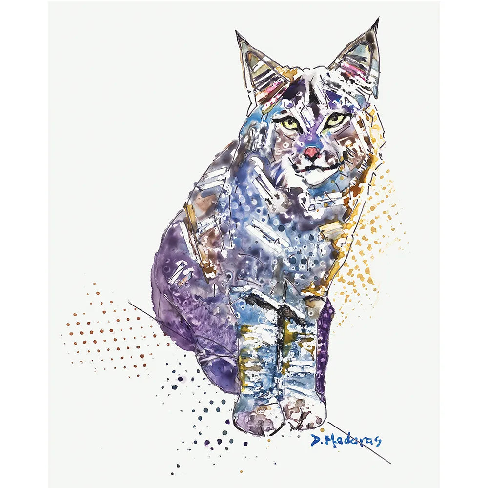 Amber's Bobcat - Canvas