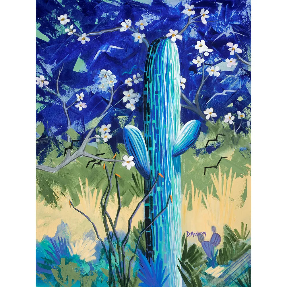 Desert Ode to Van Gogh - Mini Canvas