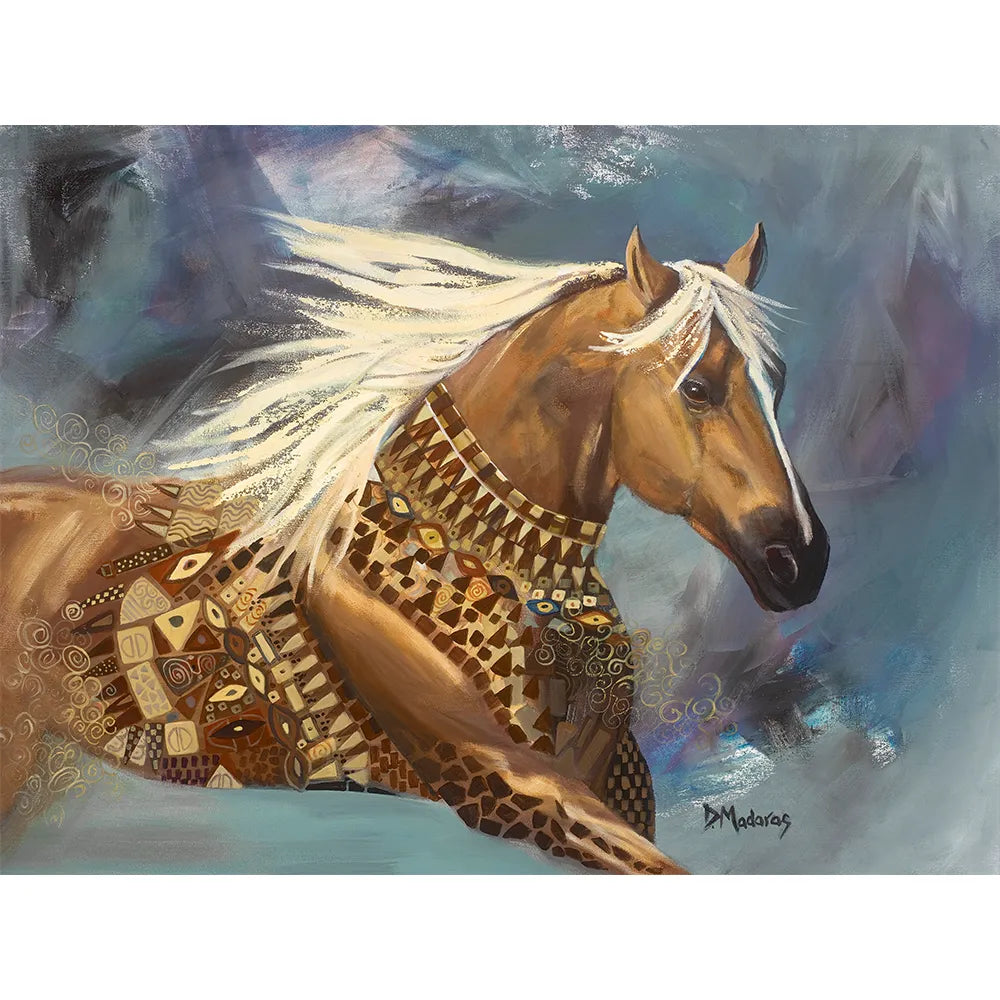 Horse Klimt- Canvas