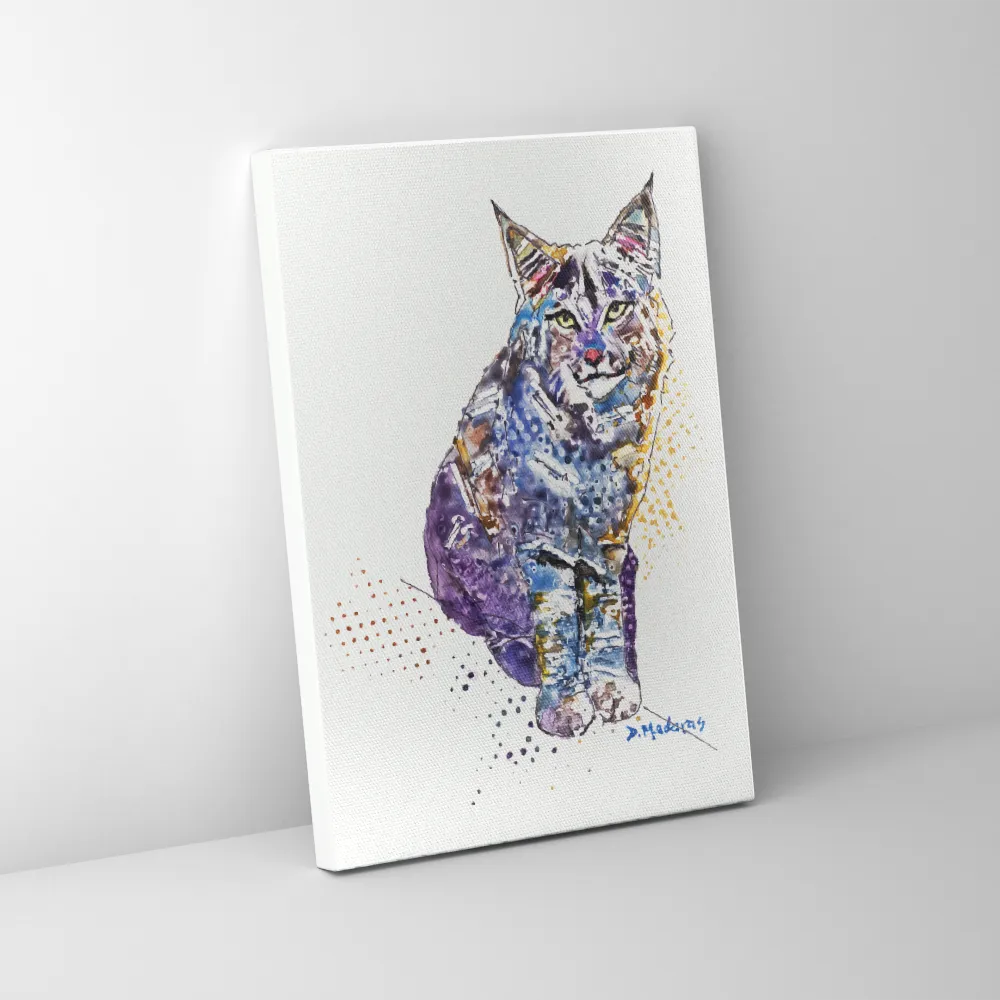 Amber's Bobcat - Canvas