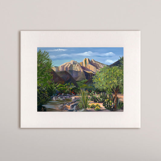 Canyon Stream- Matted Print