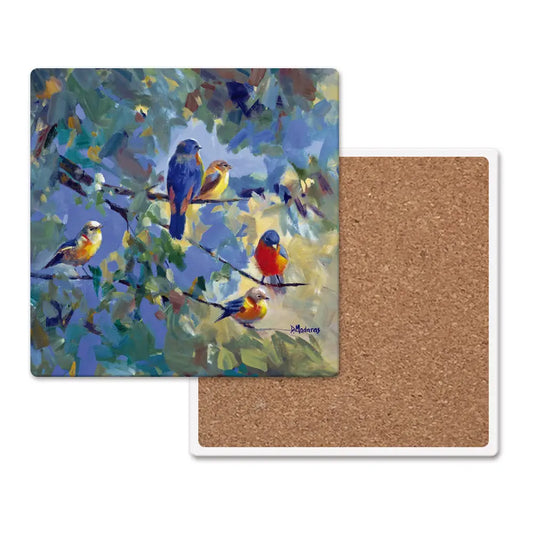 Five Birds - Ceramic Trivet