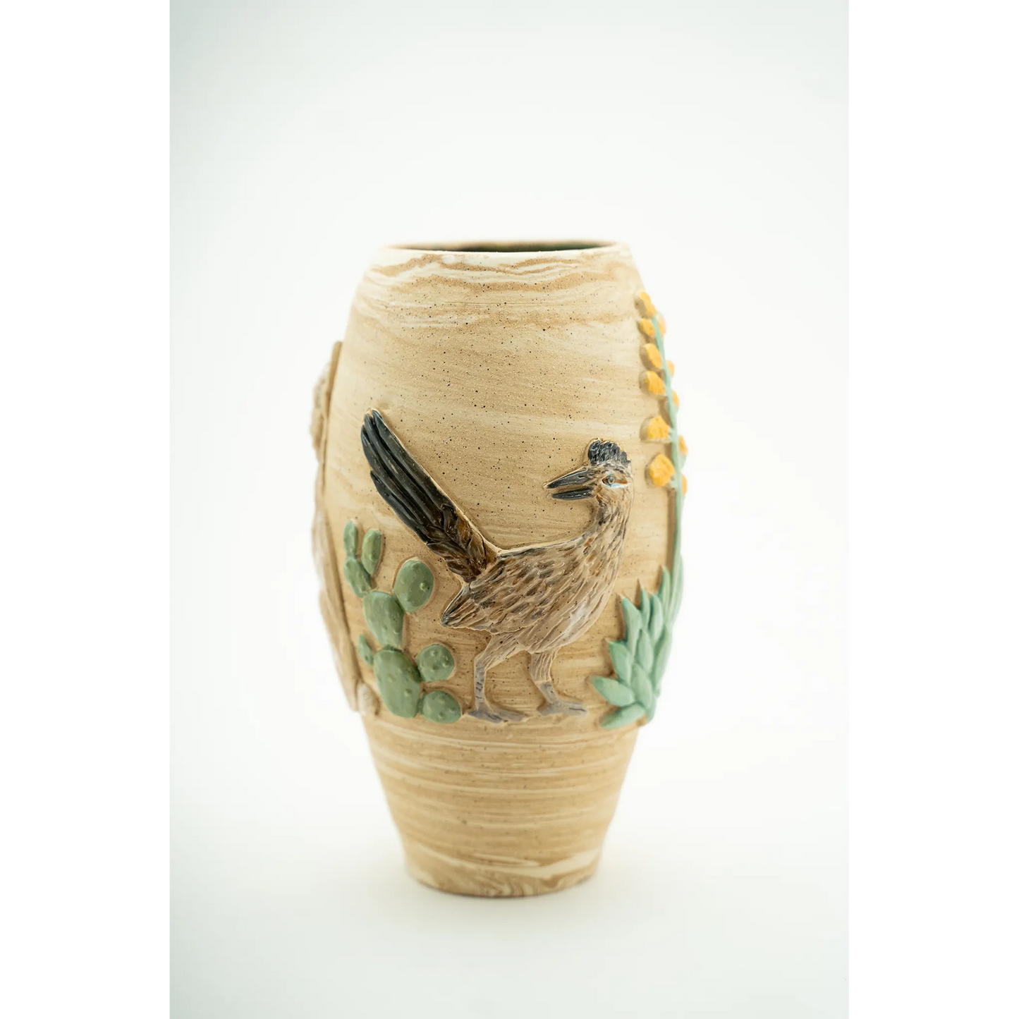 Desert Dwellers Vase 9.5x4.5" by Colleen Conlin