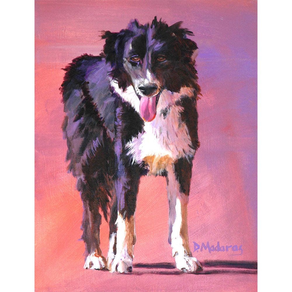 Cowboy Dog- Matted Print