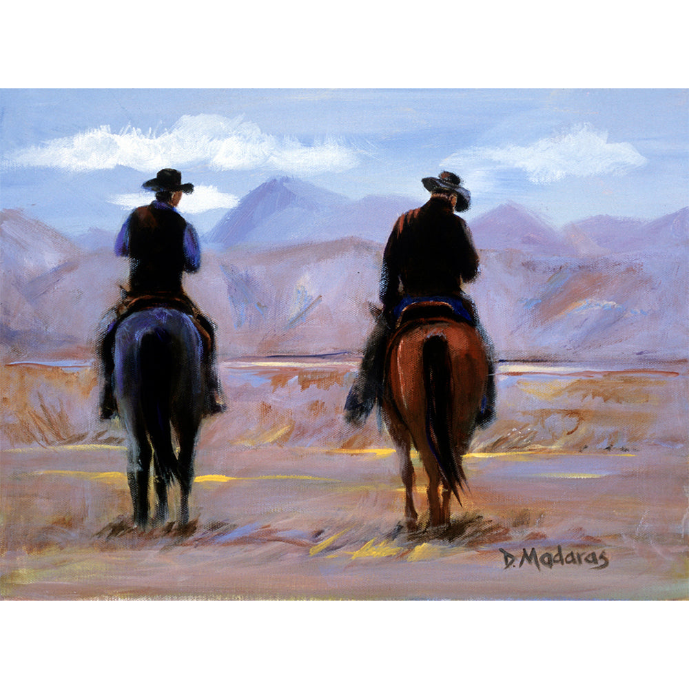 Day's End at Empire Ranch- Matted Print