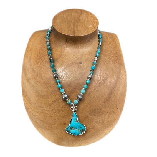 Turquoise Necklace by Eagle's Heart Designs