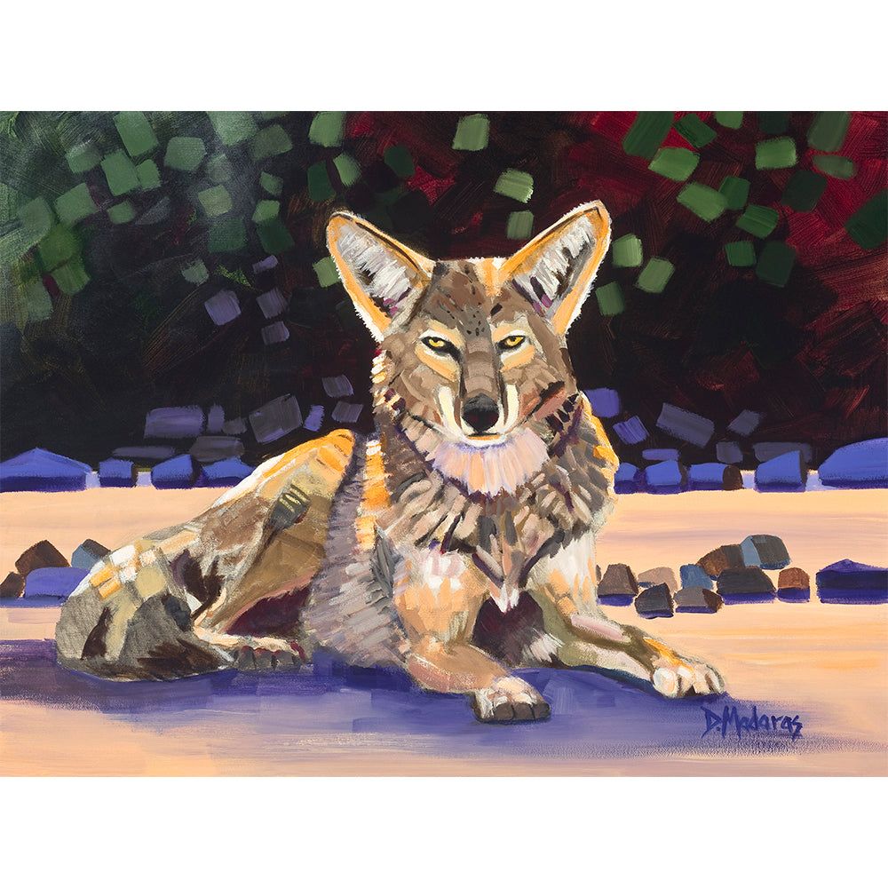 Electric Coyote - Mini Canvas