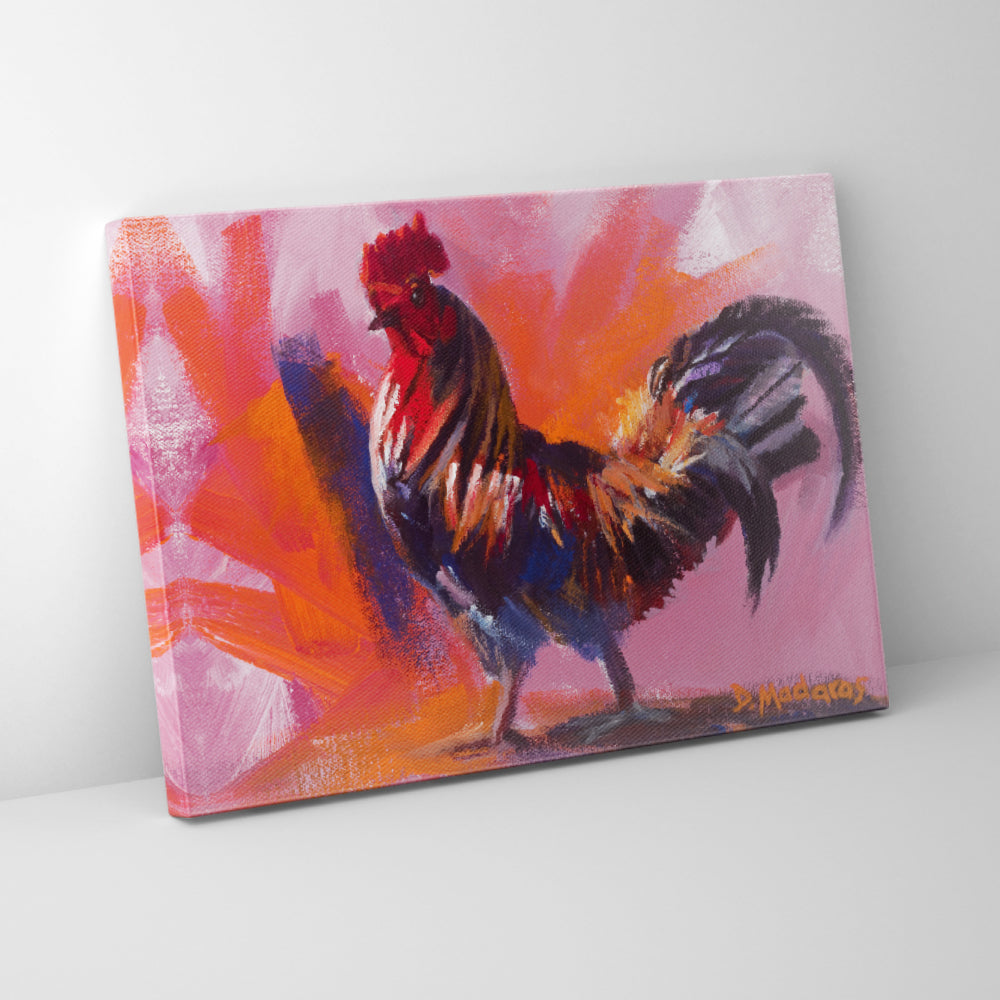 Fancy Rooster- Canvas