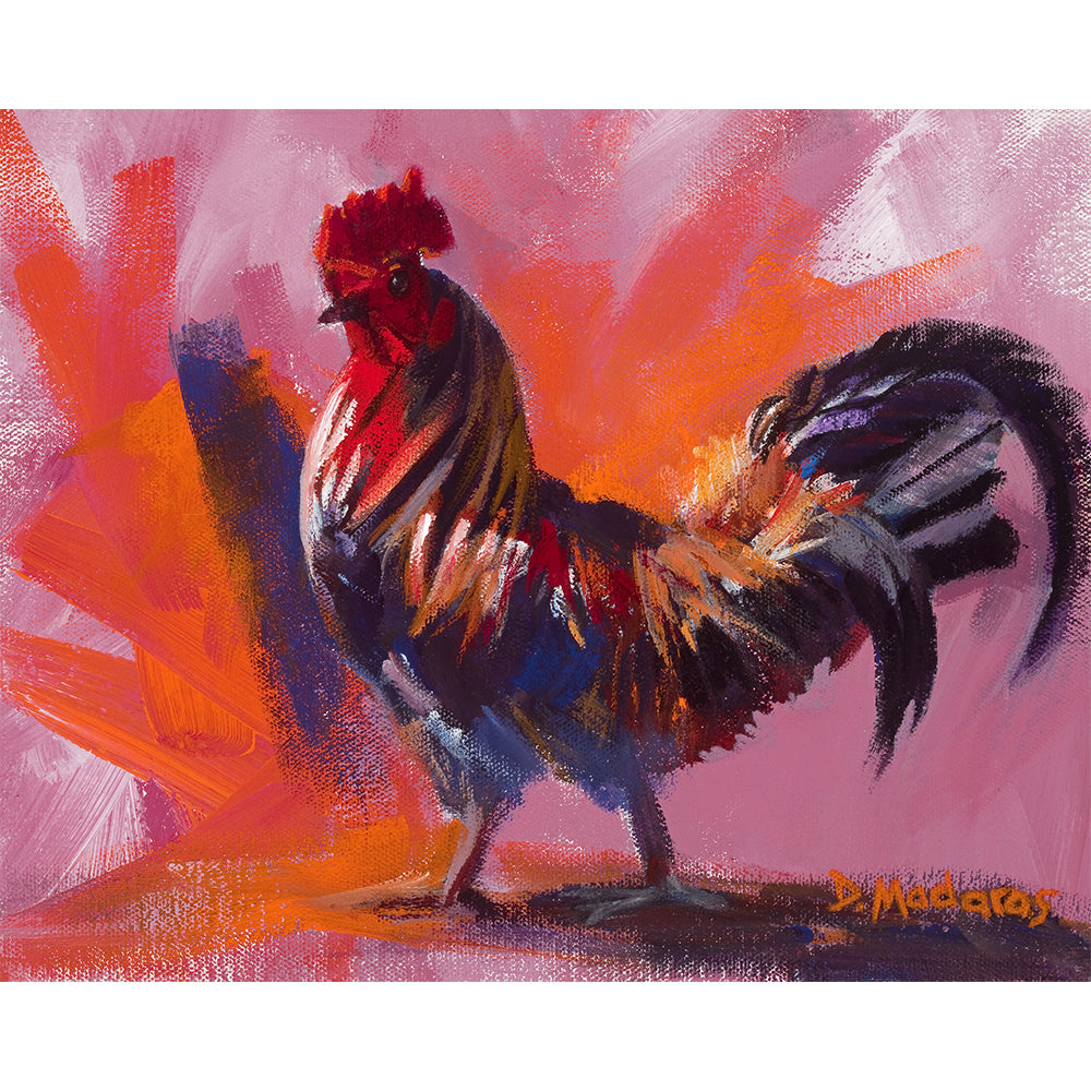 Fancy Rooster- Canvas