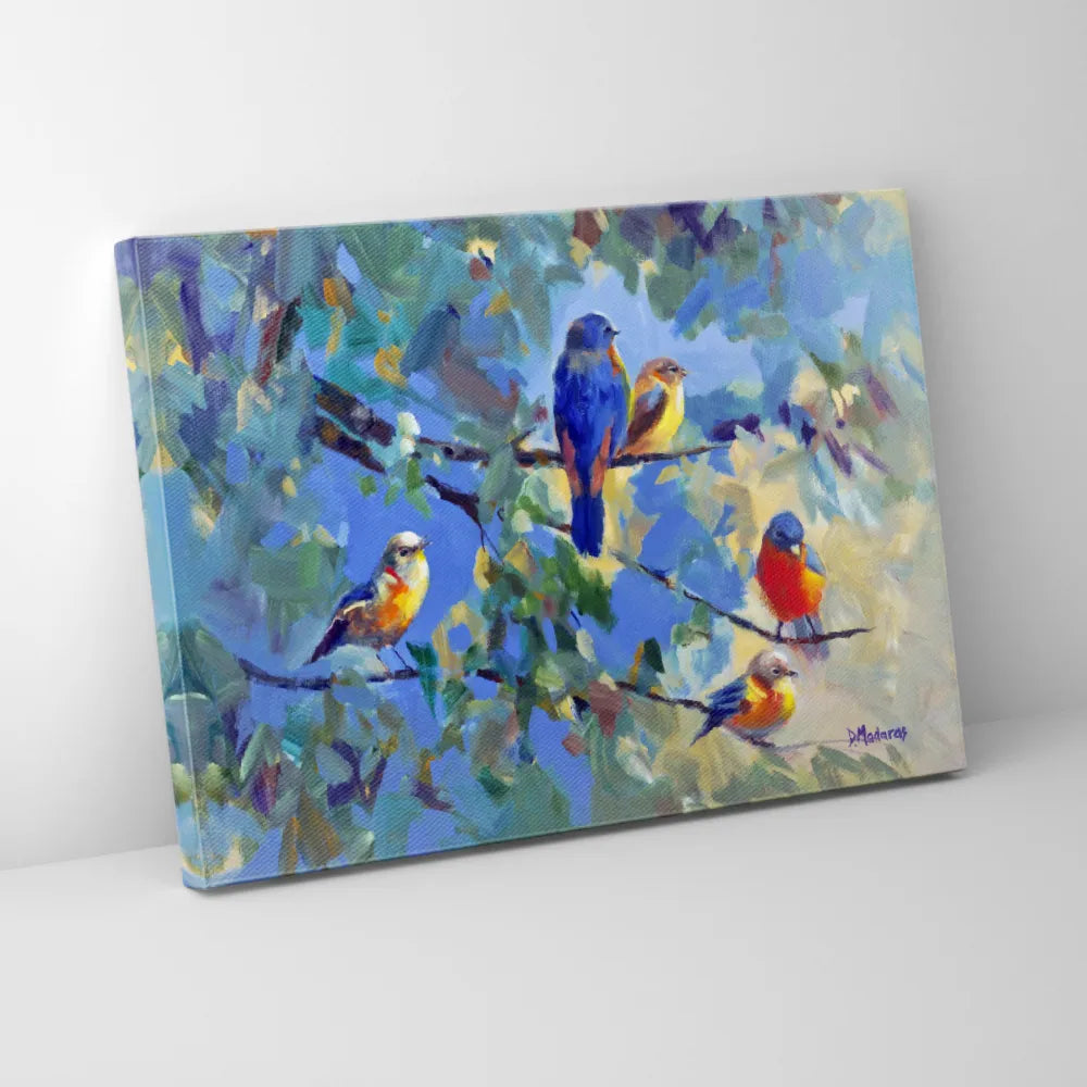 Five Birds- Canvas