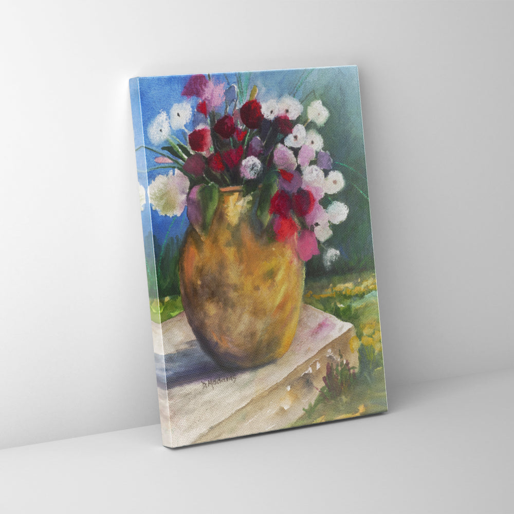 Flowers at Ravello- Canvas