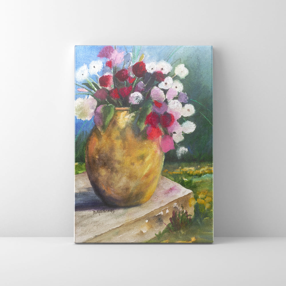Flowers at Ravello- Canvas