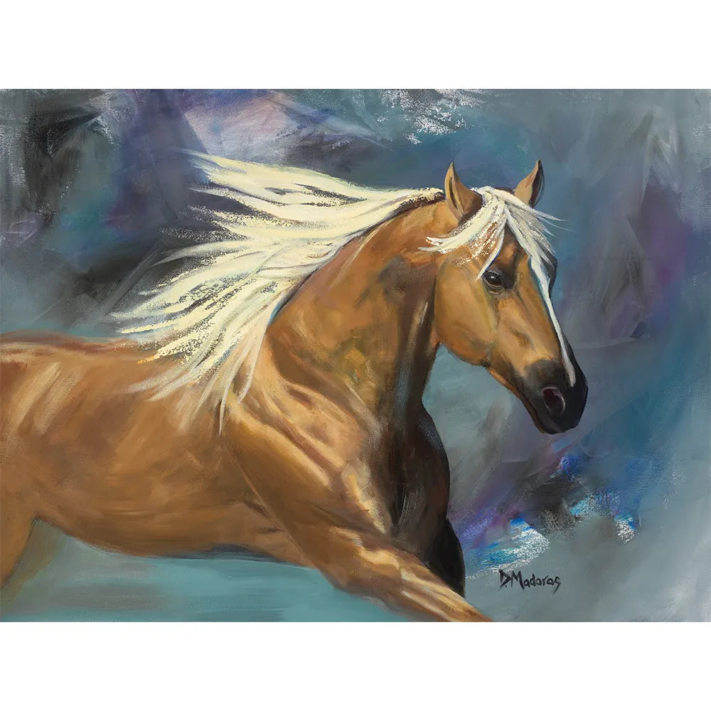 Golden Horse - Mini Canvas