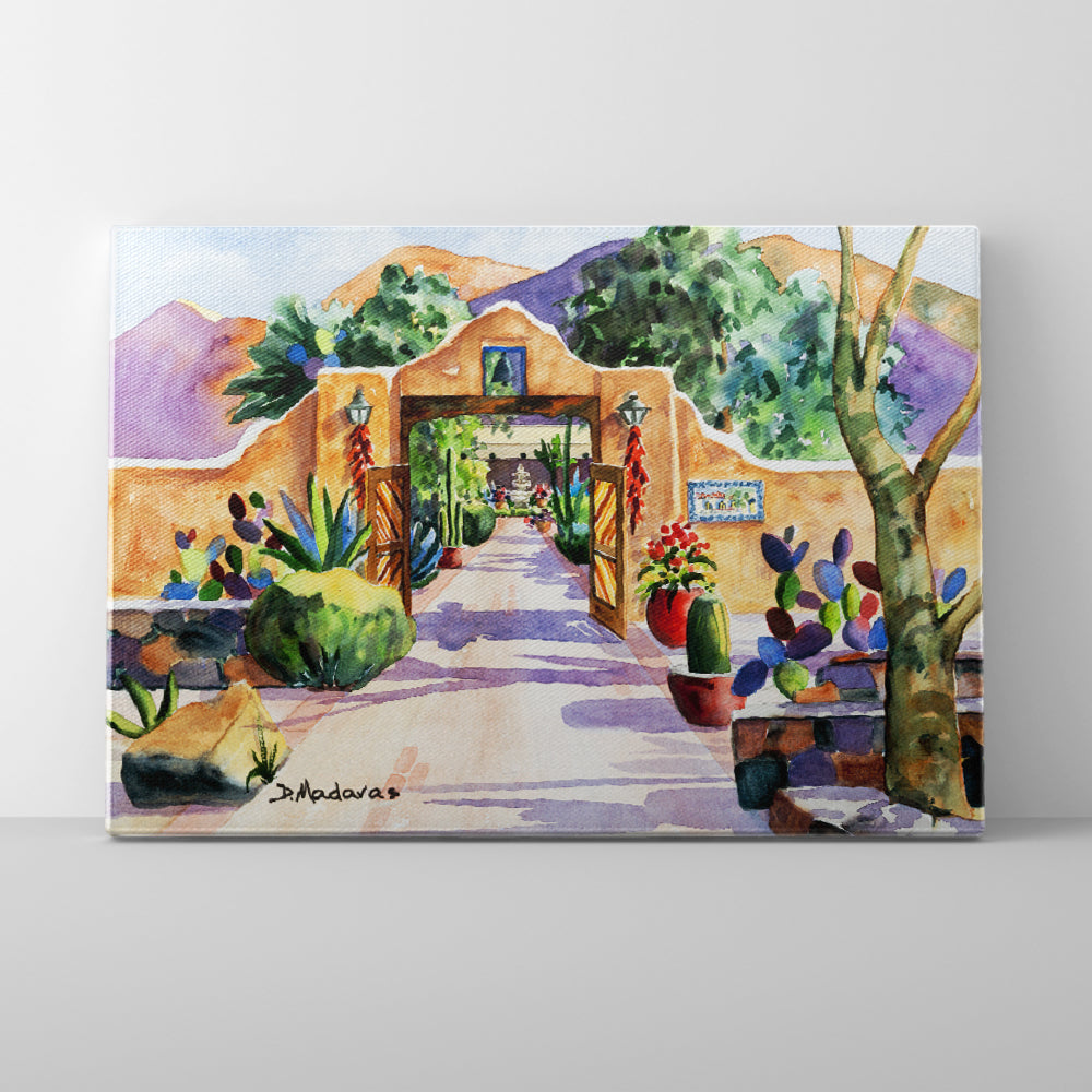 Hacienda Gate 2- Mini Canvas