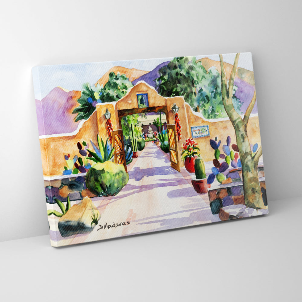 Hacienda Gate 2- Mini Canvas