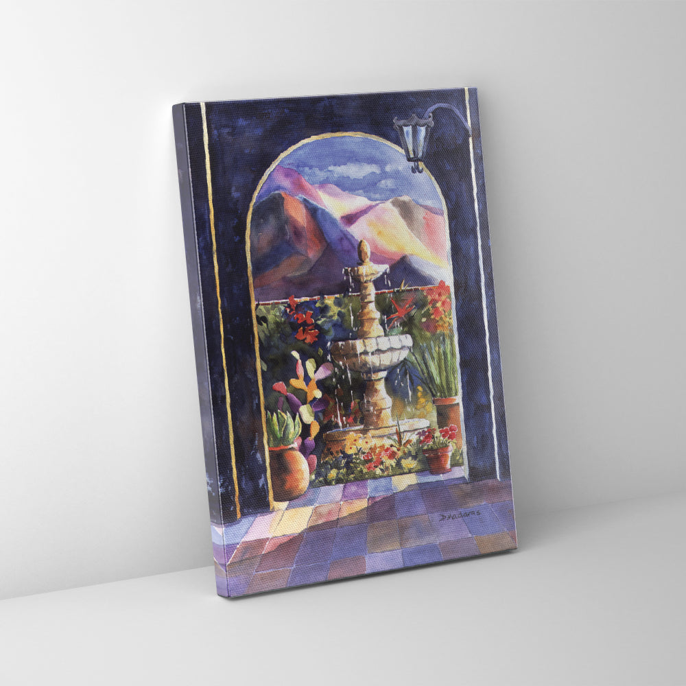 Hacienda Fountain- Canvas
