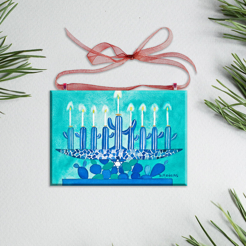 Hanukkah in the Desert - Ornament