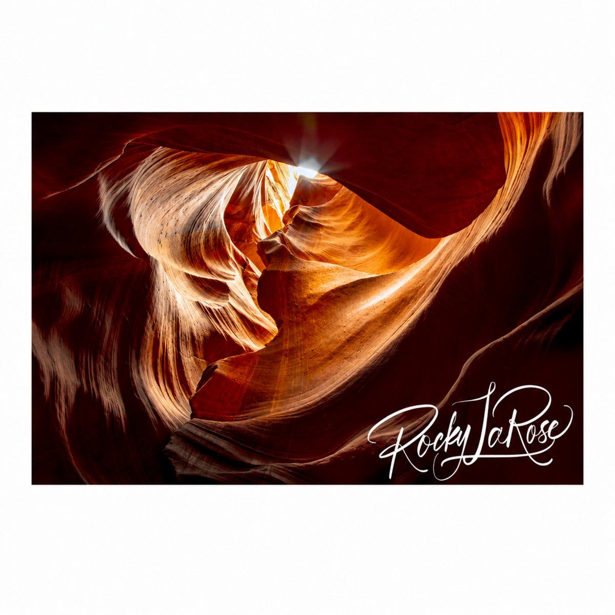 Indoor Aluminum - Heart of the Canyon by Rocky LaRose