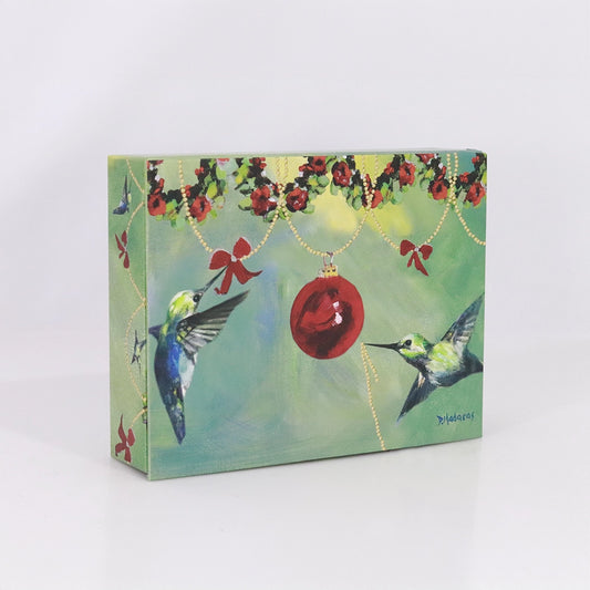 Holiday Hummingbirds -Signature Holiday Card Box