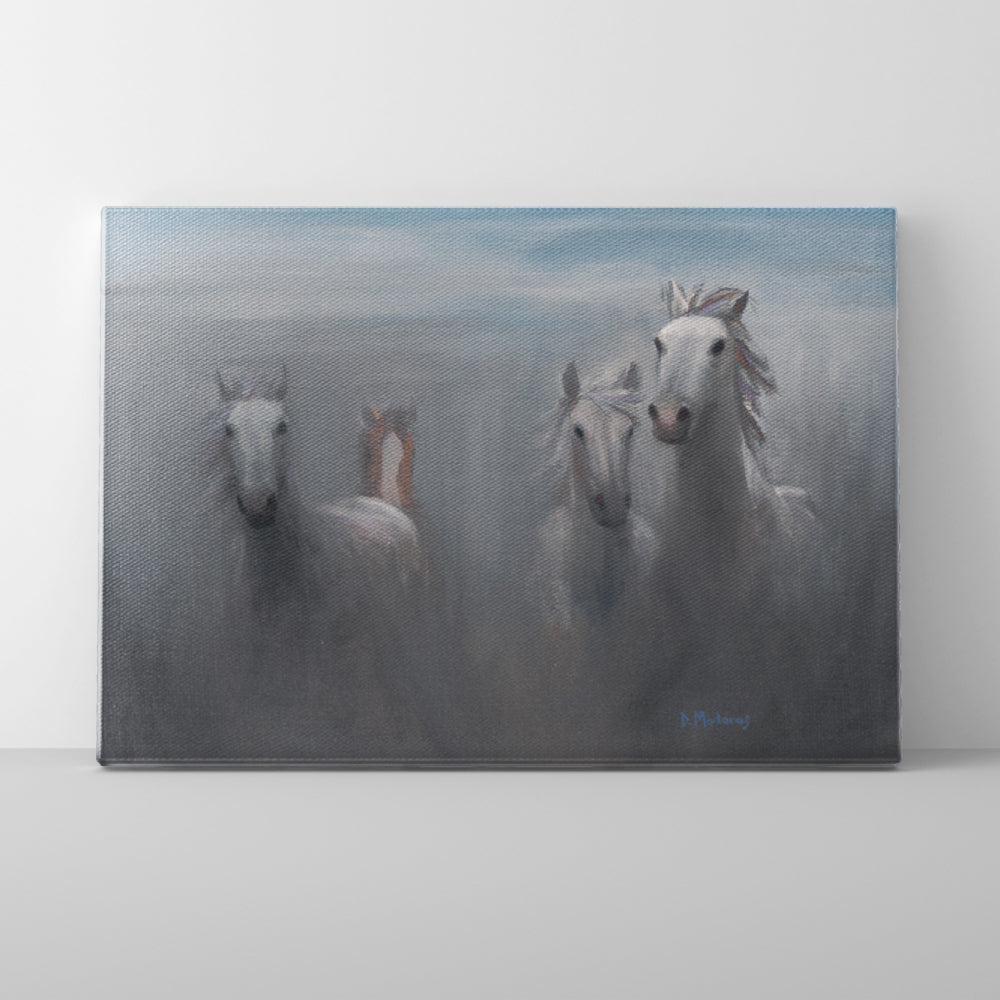 Horses in the Mist- Canvas