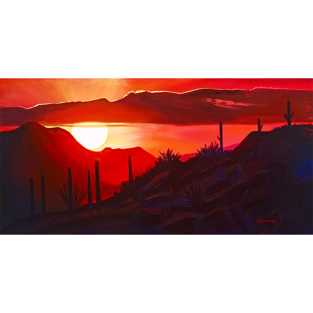 Howard's Sunset- Canvas Panorama