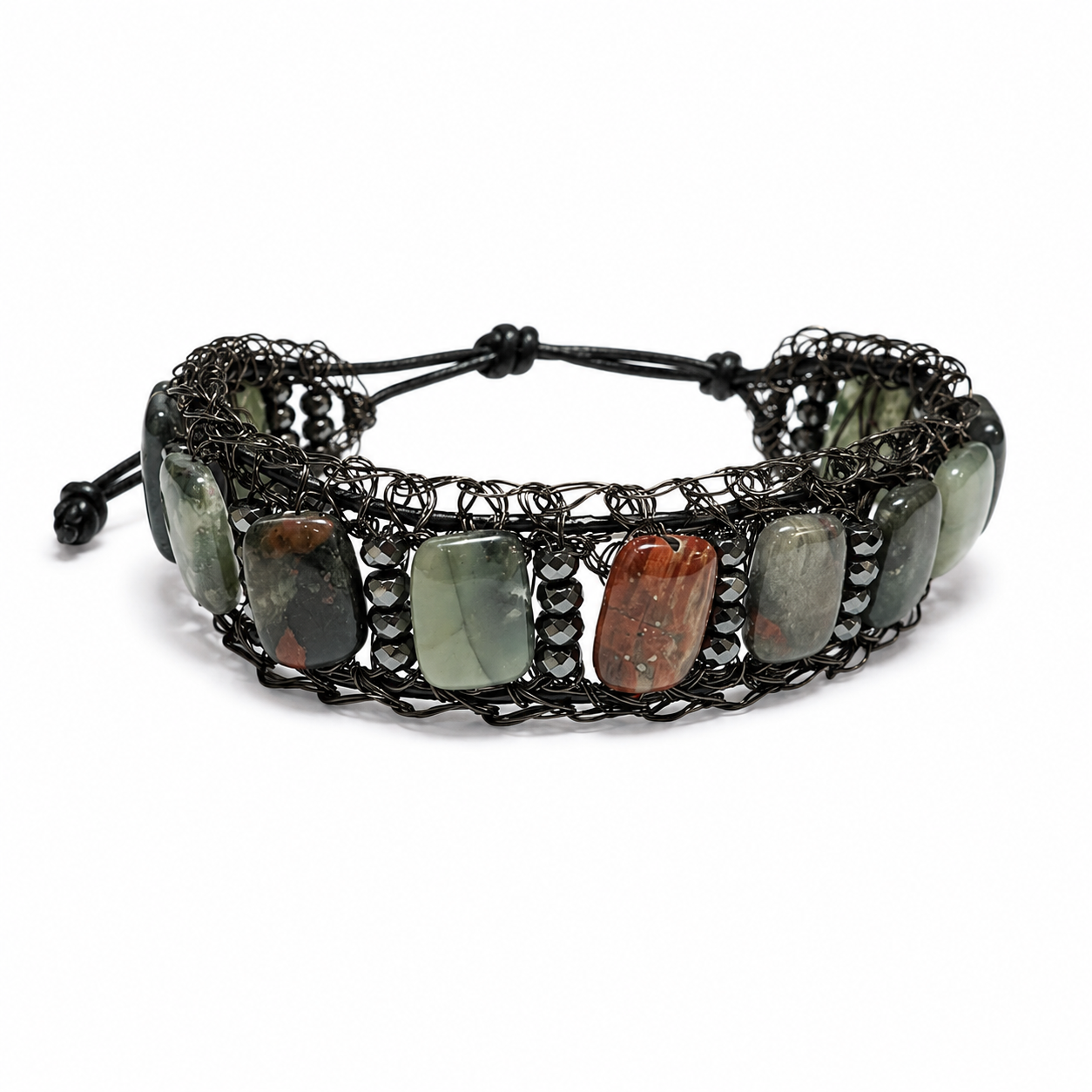 CHH1020 African Bloodstone JBracelet by Studio Jere