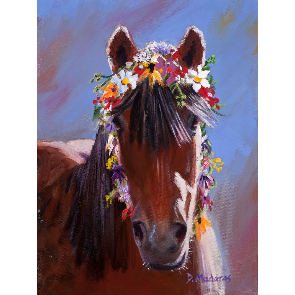 Jo's Bridle Bouquet- Matted Print