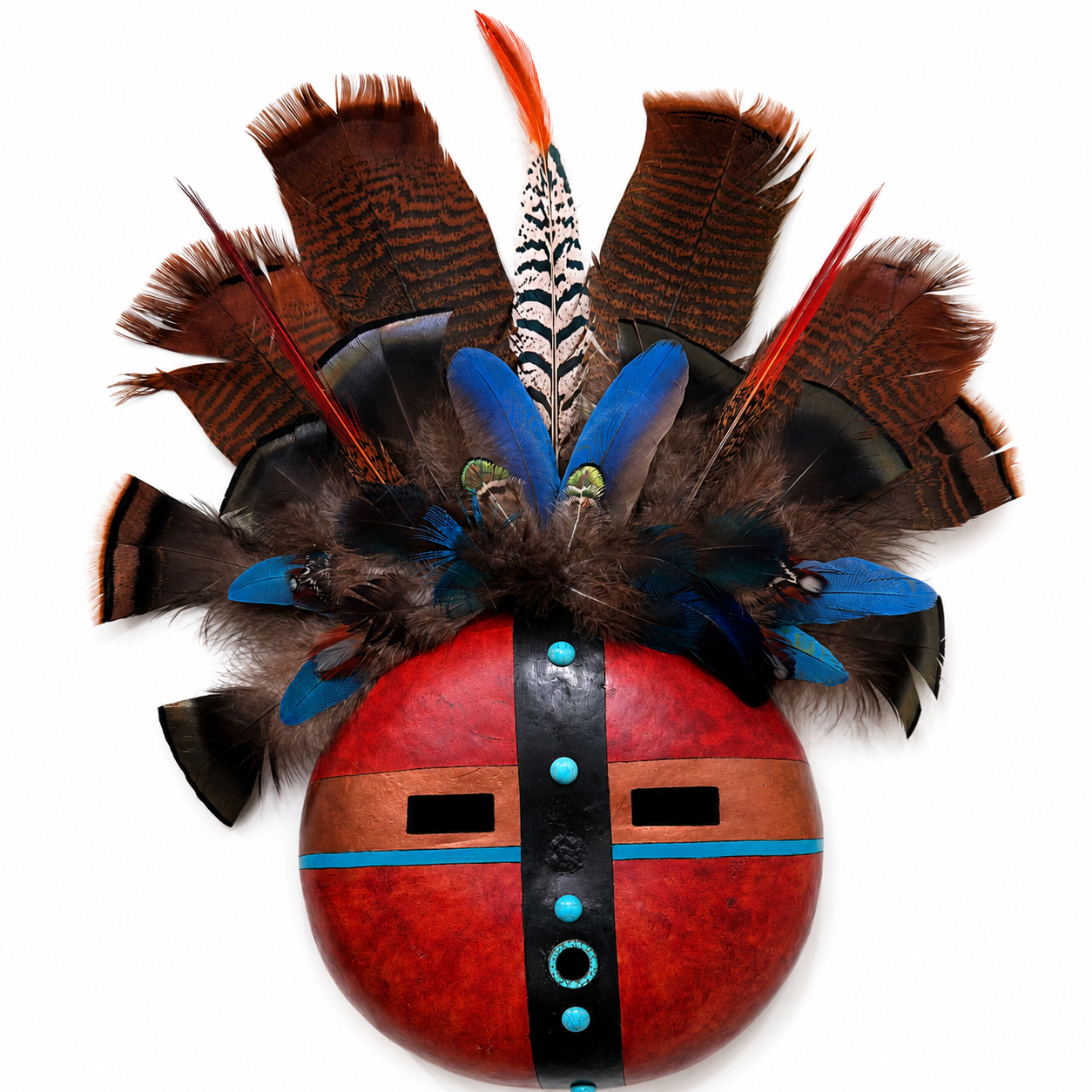 DW213 "KATANI" Gourd Mask by Diane West