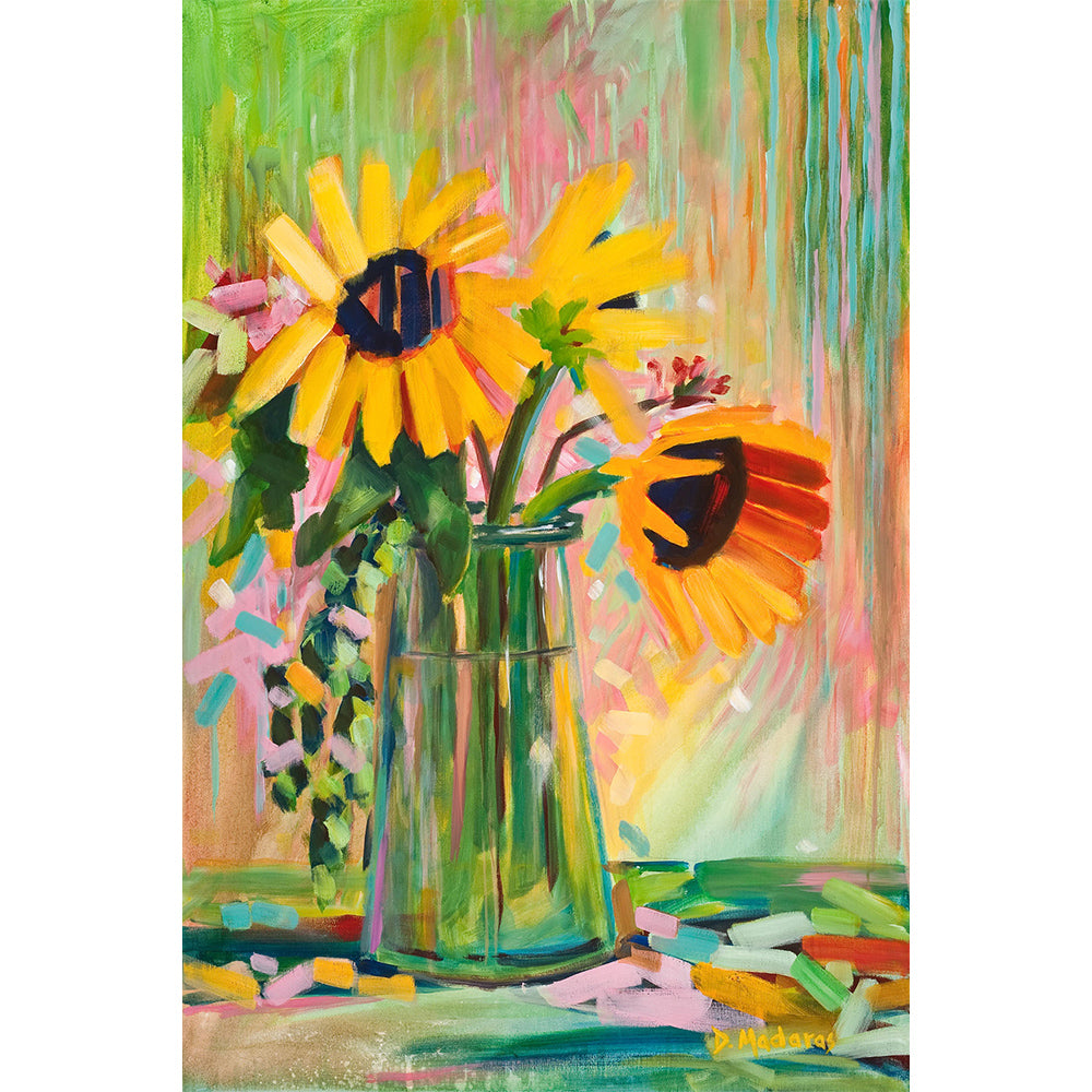 Leslie's Sunflowers - Matted Print