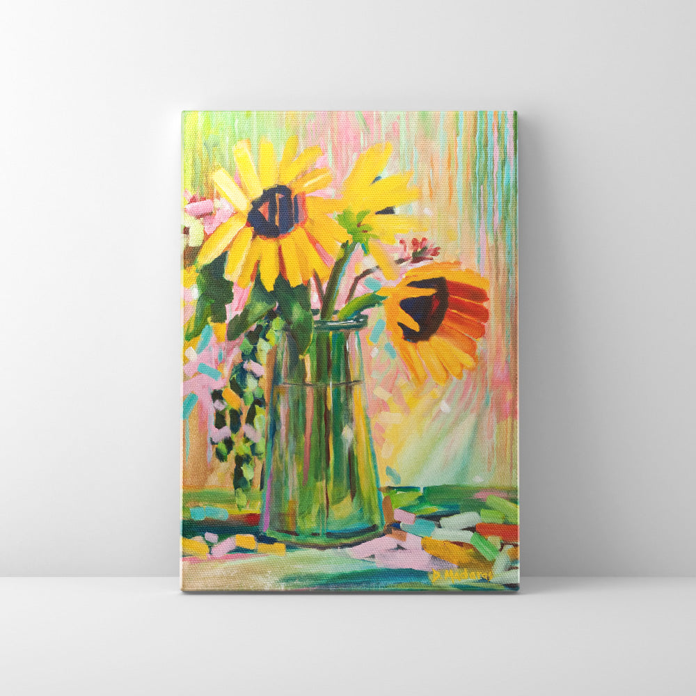 Leslie's Sunflowers - Canvas