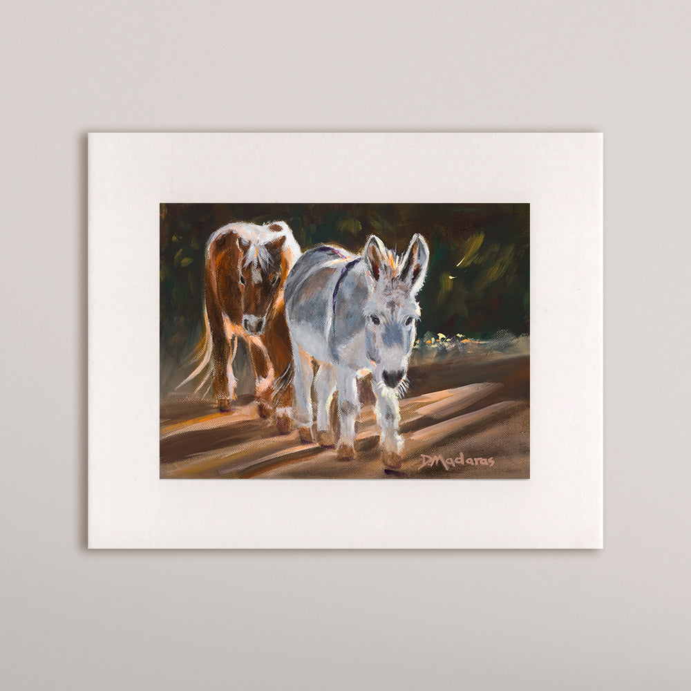 Little Buddies- Matted Print