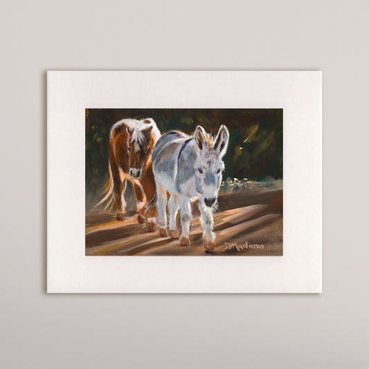 Little Buddies- Matted Print