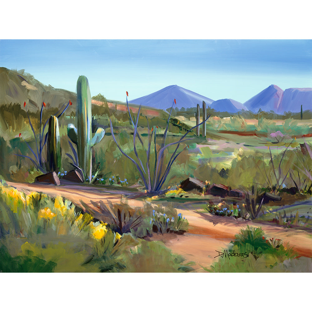 Miles from Nowhere- Matted Print