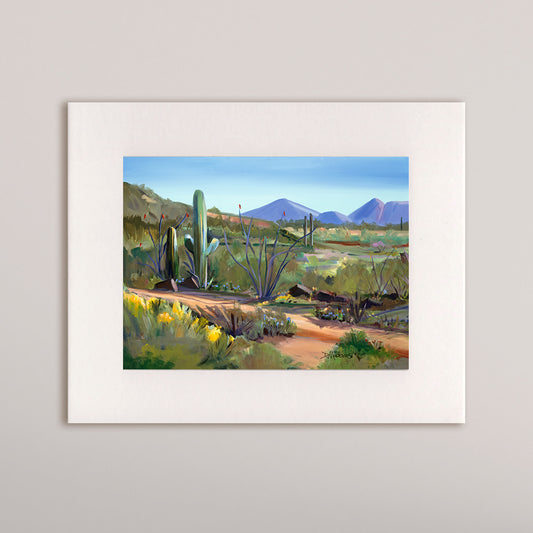 Miles from Nowhere- Matted Print