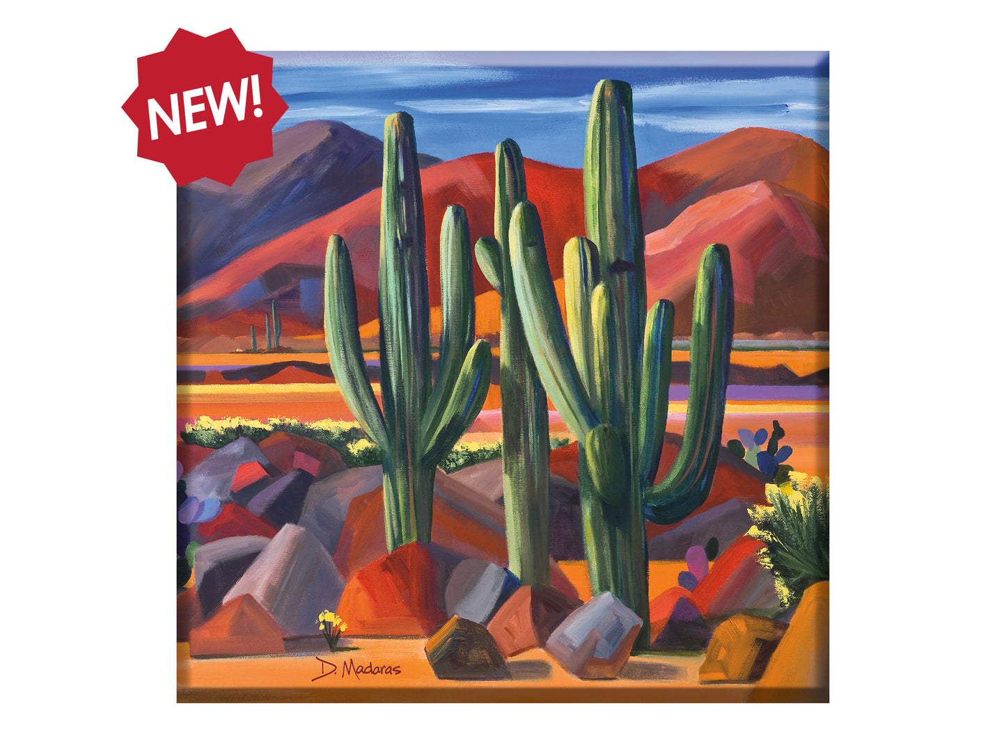 Red Mile 4 - Glass Trivet