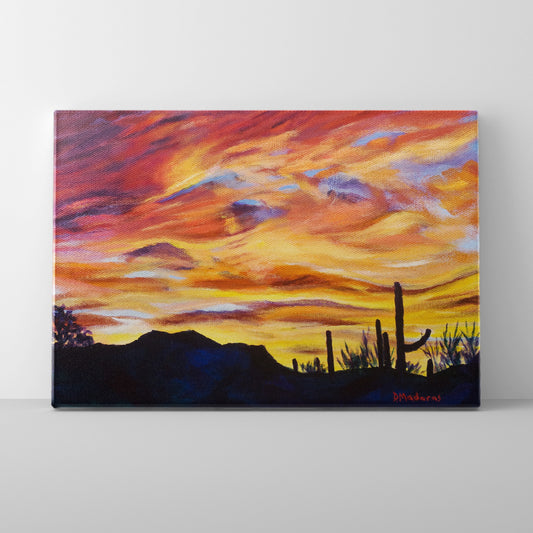 Painted Sky- Mini Canvas