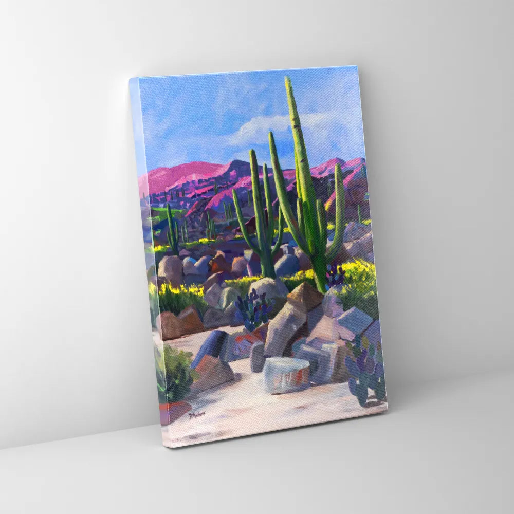 Party Cactus- Canvas