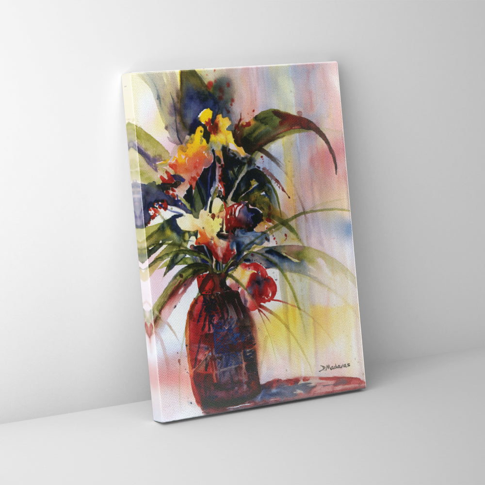 Pat's Flowers- Canvas