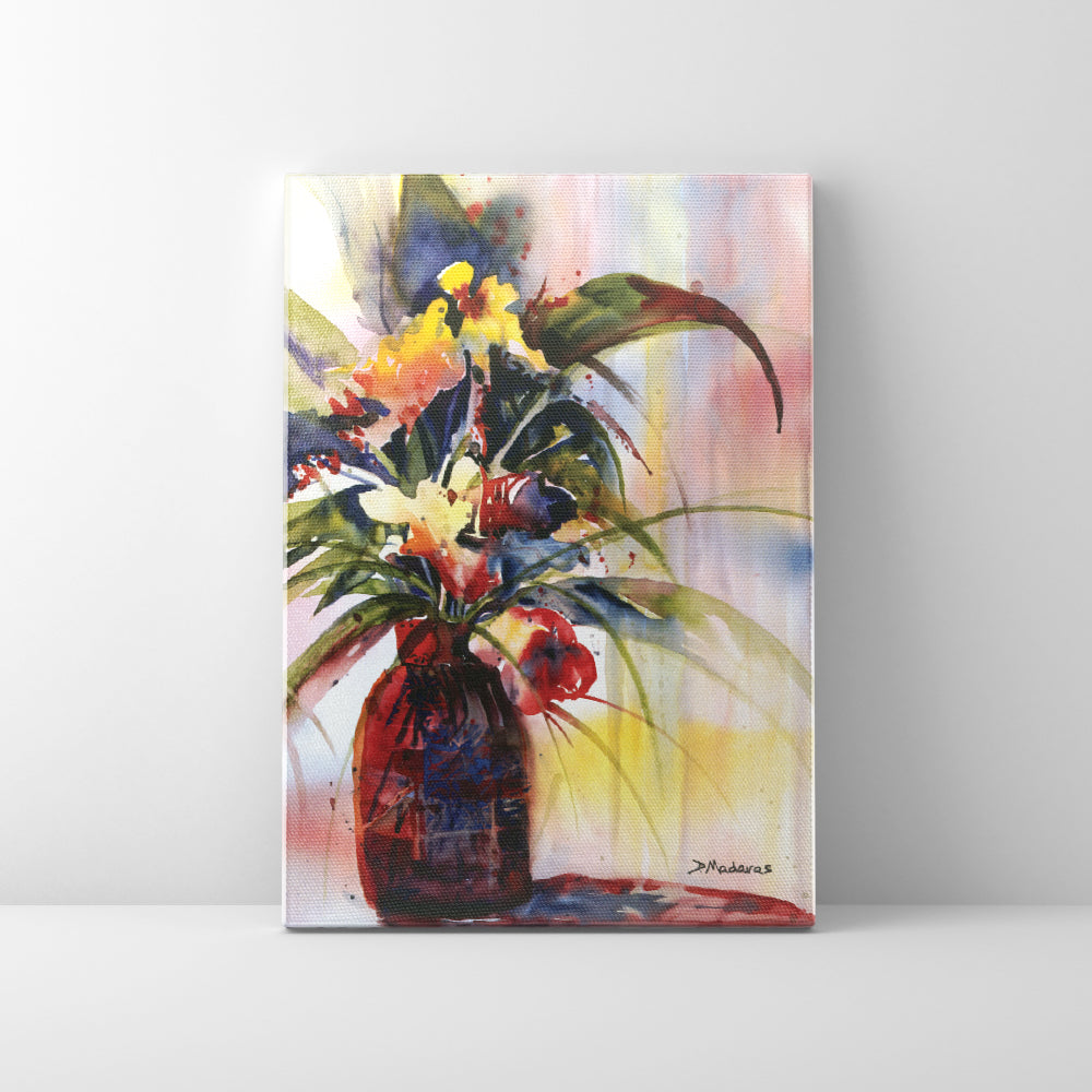 Pat's Flowers- Canvas