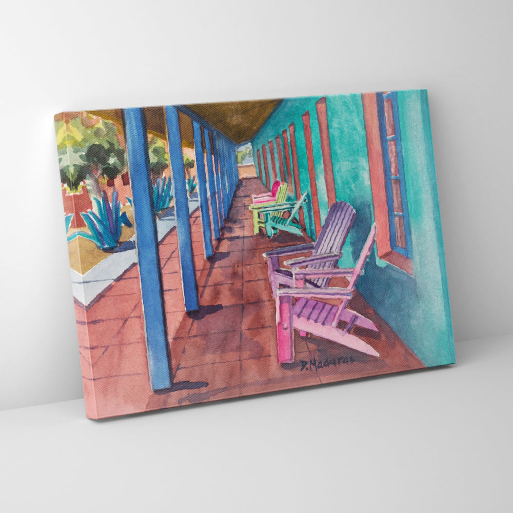 Pink Chair- Canvas