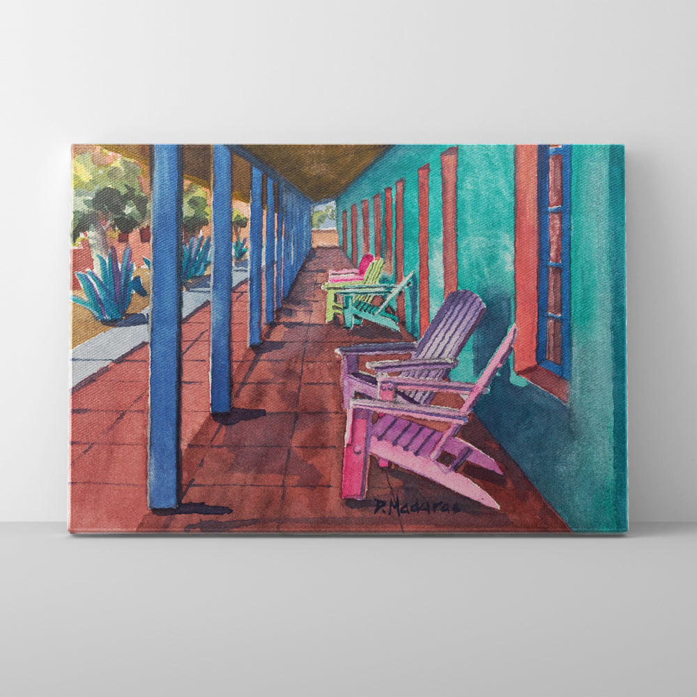 Pink Chair- Canvas