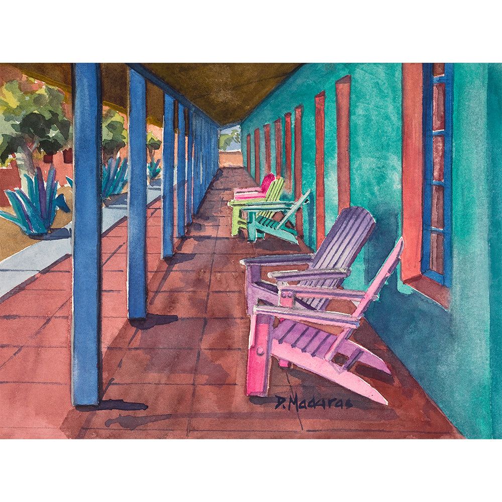Pink Chair- Canvas
