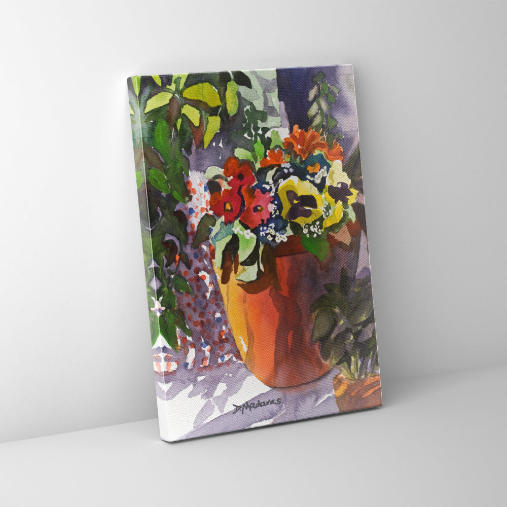 Plaza Pots- Canvas