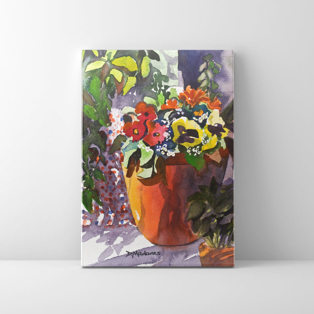Plaza Pots- Canvas