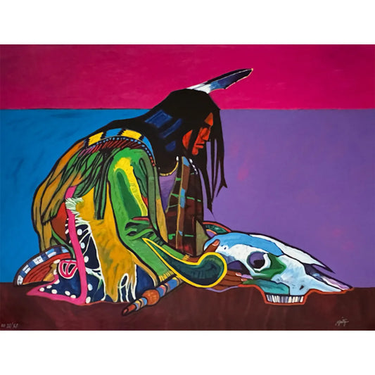 Prayer for the Return of the Buffalo by John Nieto (Serigraph)